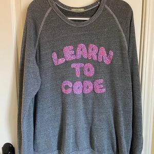 Childish Gambino “LEARN TO CODE” XL Sweatshirt
